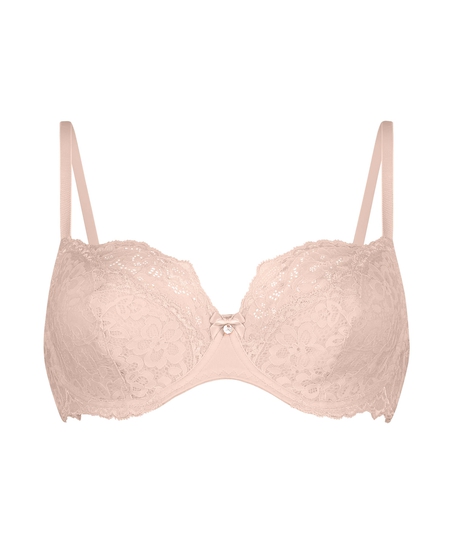 Soutien-gorge &agrave; armatures non-pr&eacute;form&eacute; Marine, Rose