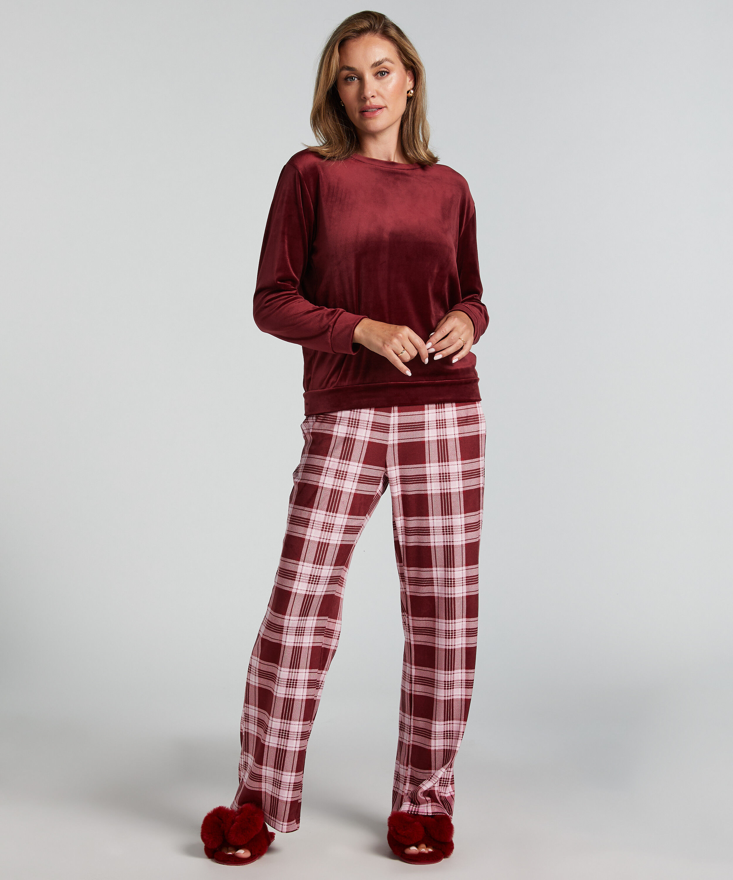 Ensemble pyjama Velours, Violet