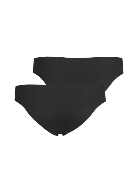 Lot de 3 slips brésiliens invisibles, Noir