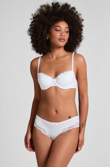 Image of Hunkemöller Slip Secret Lace Weiß