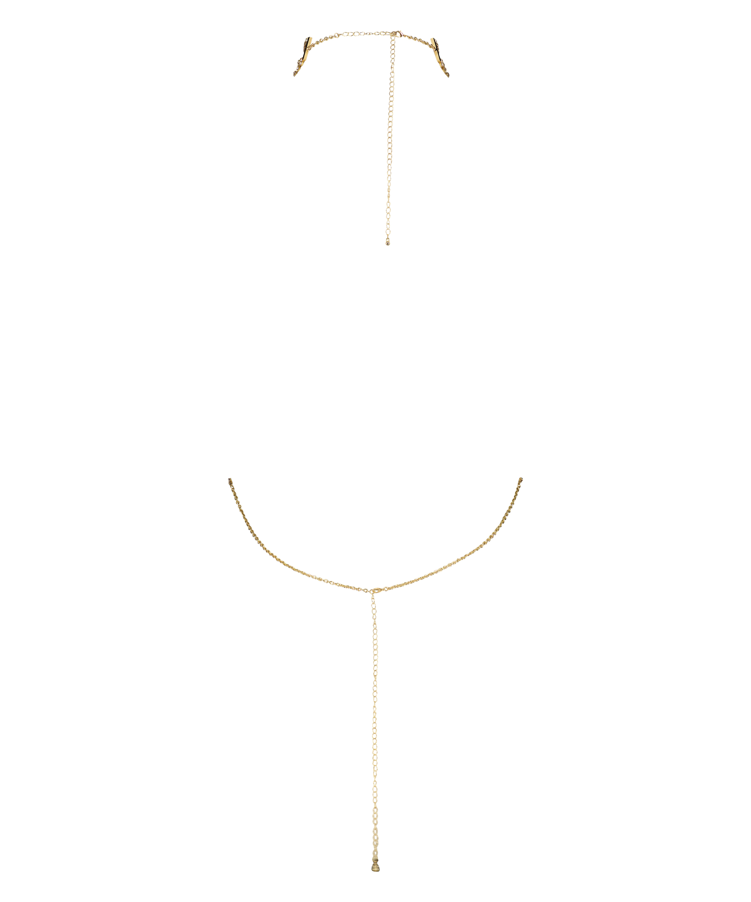 Body Chain Harnisch, Gelb, main