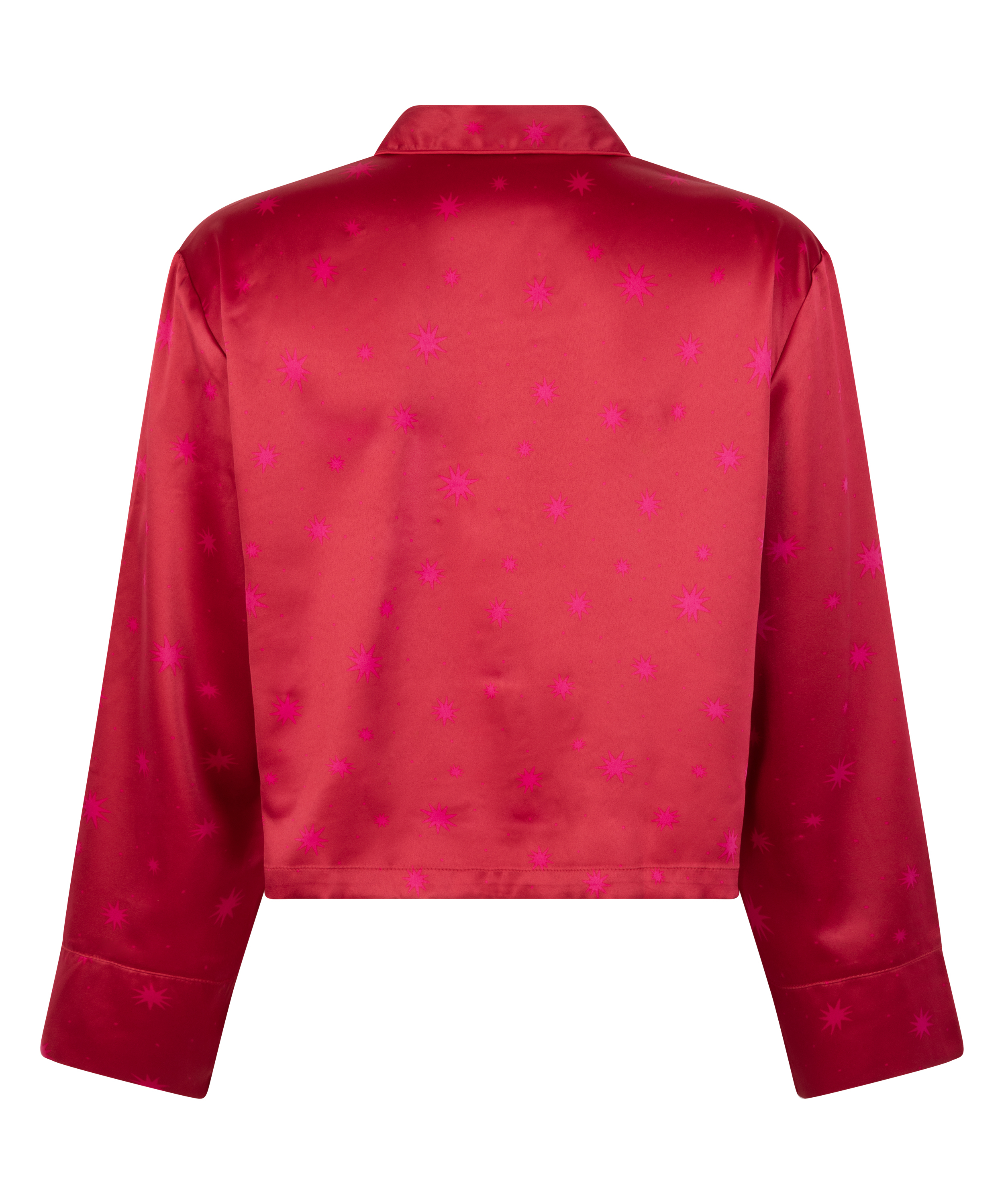 Veste à manches longues Satin, Rouge, main