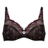 Unwattierter Bügel-BH Lily, Schwarz