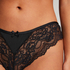 Brazilian-Slip mit hohem Beinausschnitt Dora, Schwarz