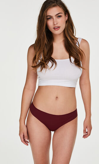 String Invisible Lace back, Rouge