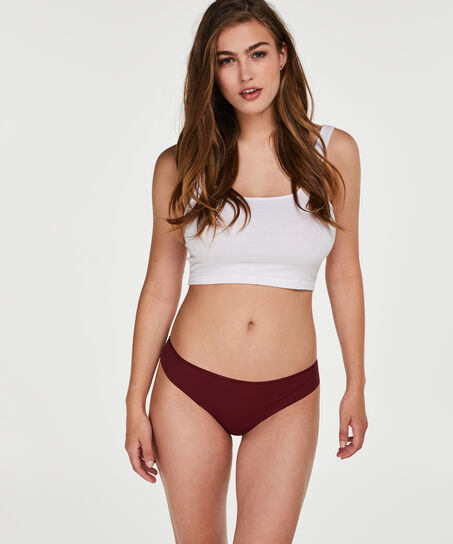 String Invisible Lace back, Rouge