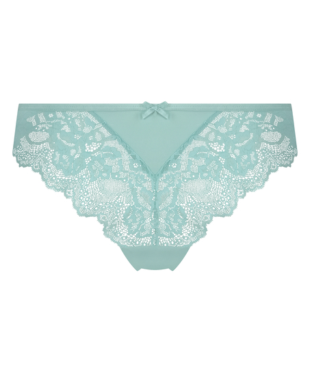 Brazilian-Slip mit hohem Beinausschnitt Dora, Blau