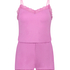 Ensemble de pyjama court Cami, Rose