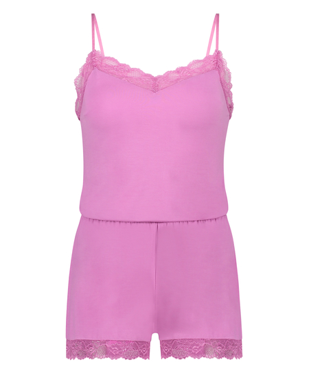 Ensemble de pyjama court Cami, Rose