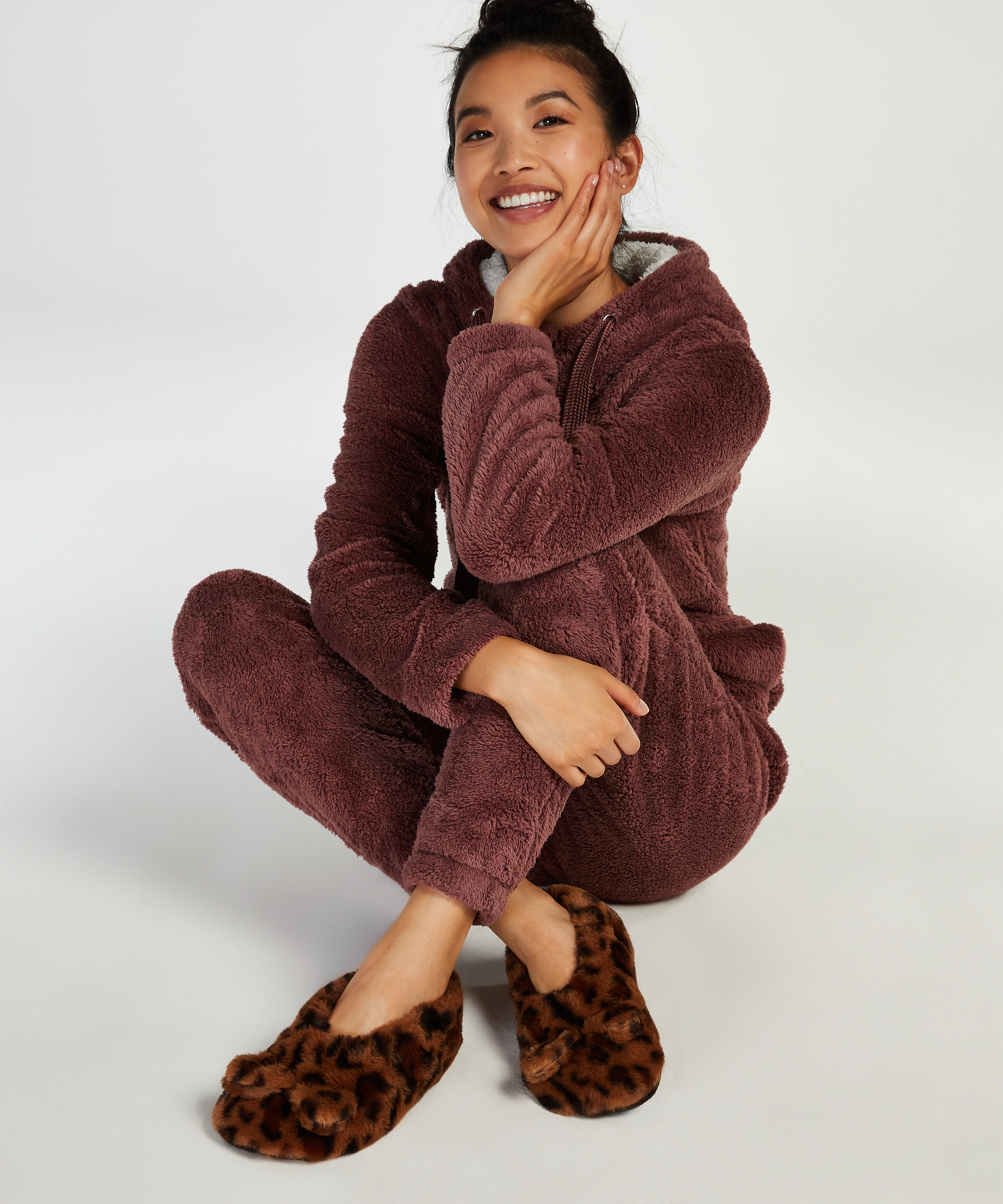 Ballerinas Leopard, Braun, main