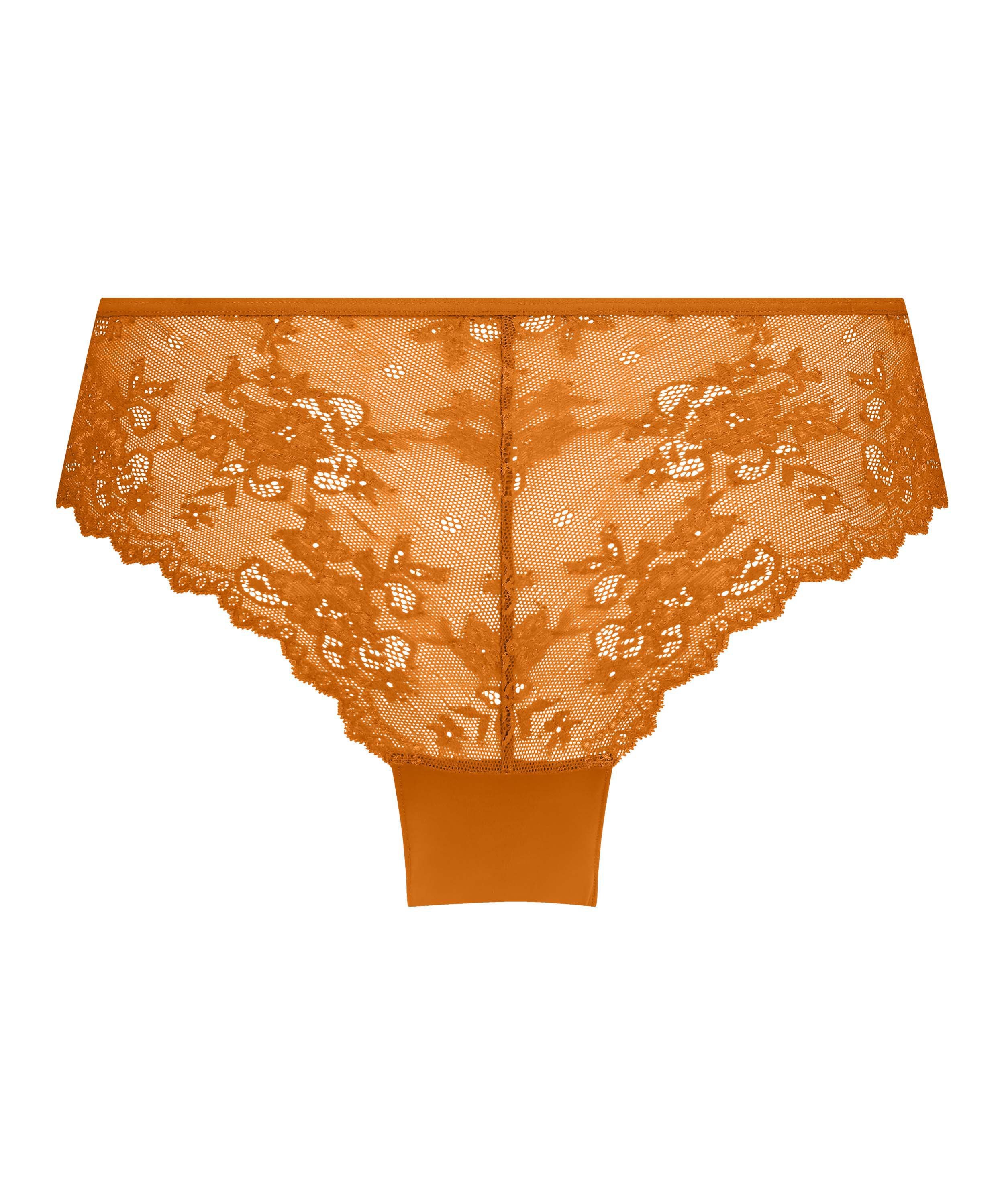 Invisible Brazilian Lace Back, Orange, main
