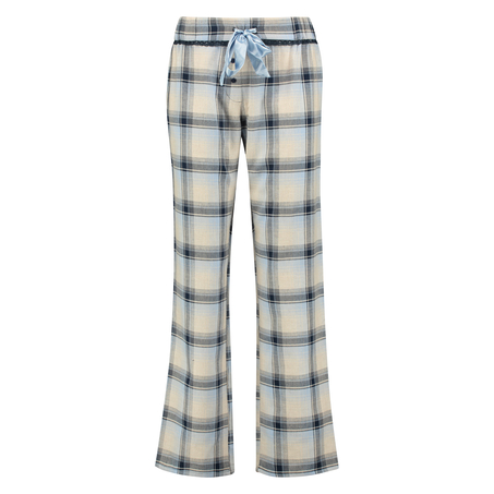 Shyla Pants Flower, Bleu