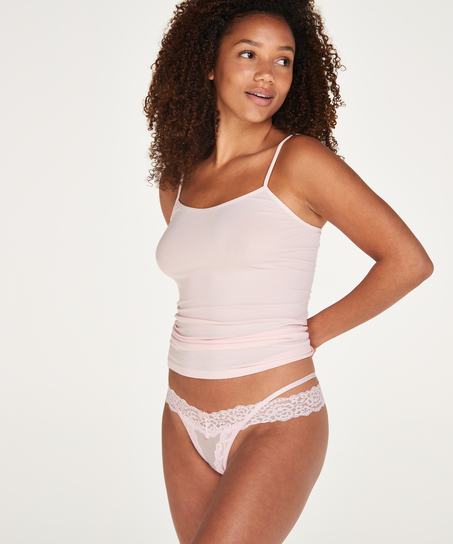 Besonders niedrigsitzender V-Shape String Ariel, Rose