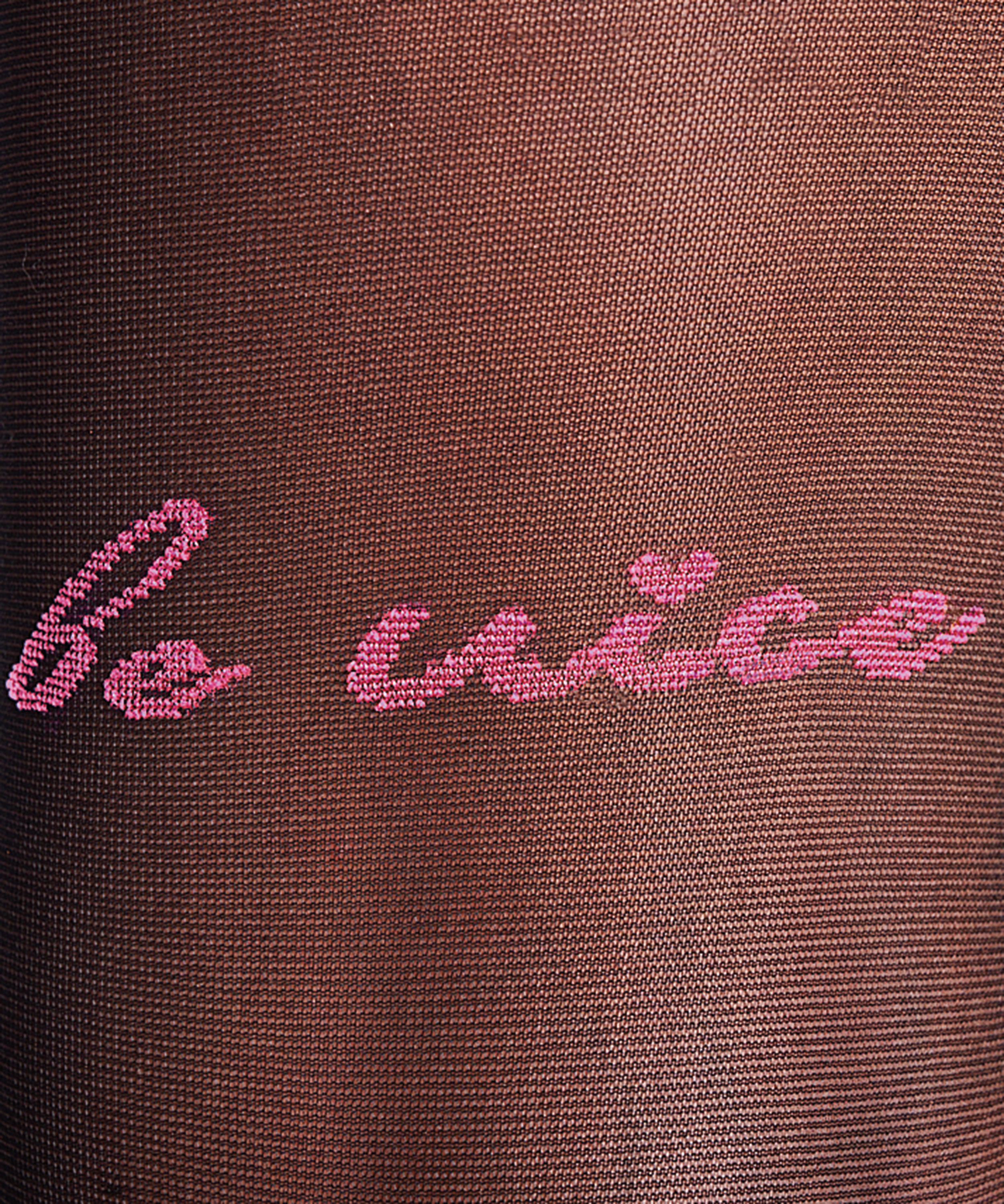 Bas autofixants 30 deniers Be Nice, Rose, main