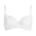 Soutien-gorge à armatures non-préformé Marine, Blanc