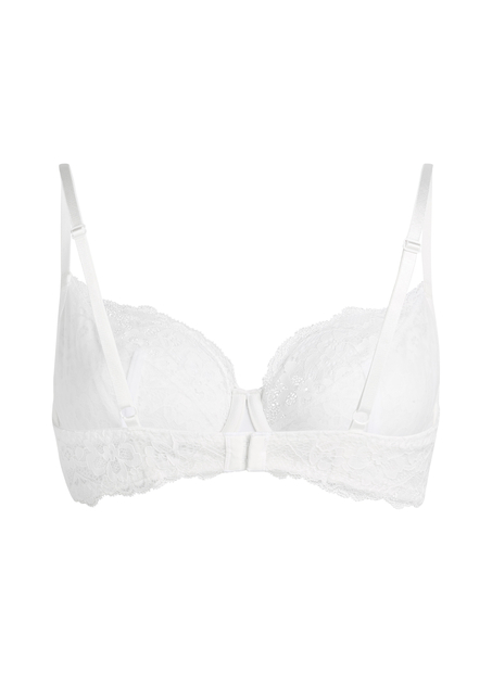 Soutien-gorge à armatures non-préformé Marine, Blanc