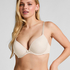 Soutien-gorge &agrave; armatures pr&eacute;form&eacute; Plunge, Beige