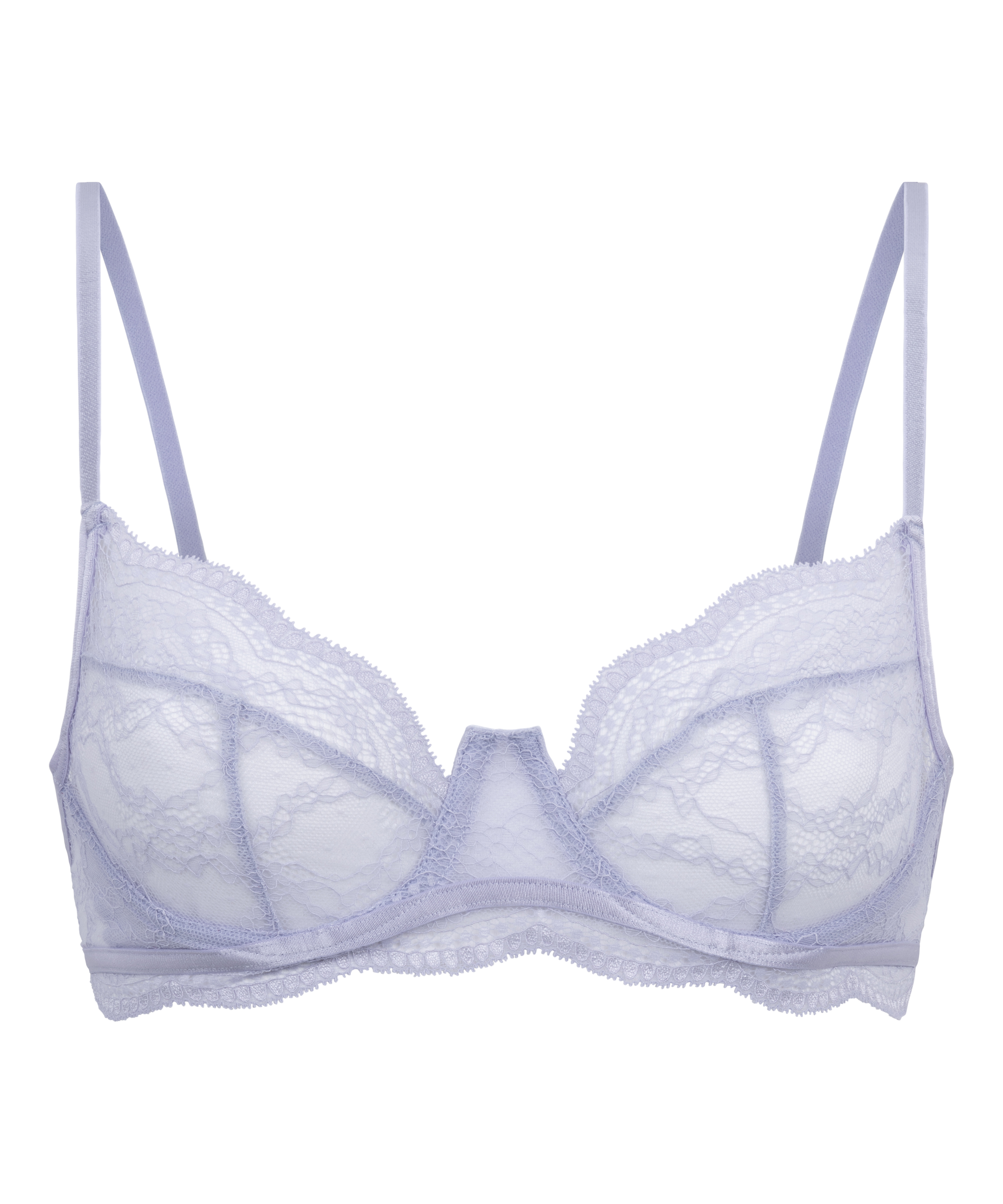 Soutien-gorge non-rembourr&eacute; &agrave; armatures Isabelle, Violet, main