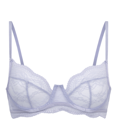 Soutien-gorge non-rembourr&eacute; &agrave; armatures Isabelle, Violet