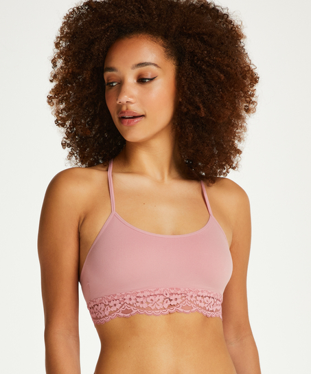 Brassi&egrave;re sans couture Marine, Rose