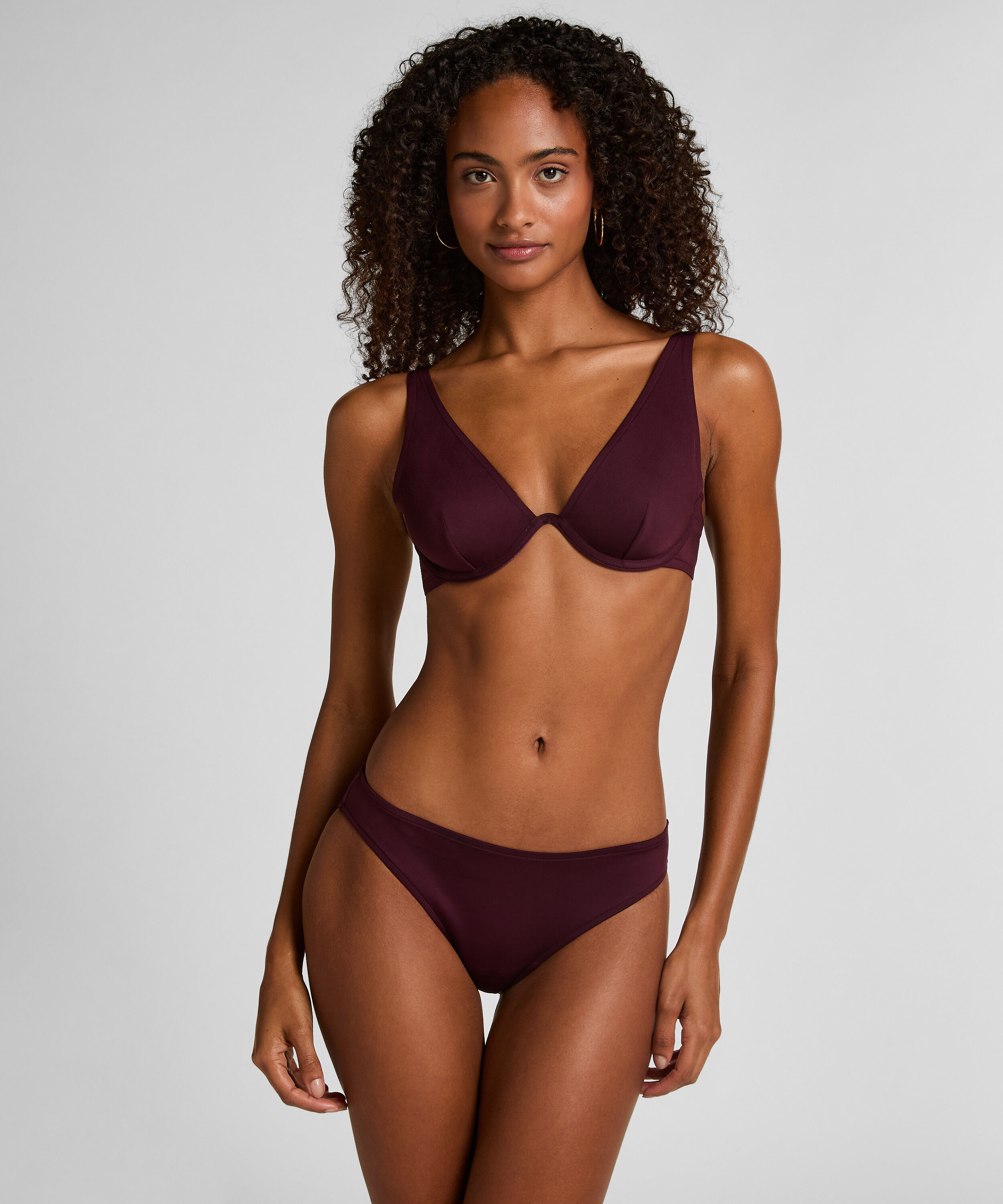 Bas de bikini en néoprène Rio, Violet