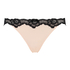 String mit Spitze Secret Lace, Rose