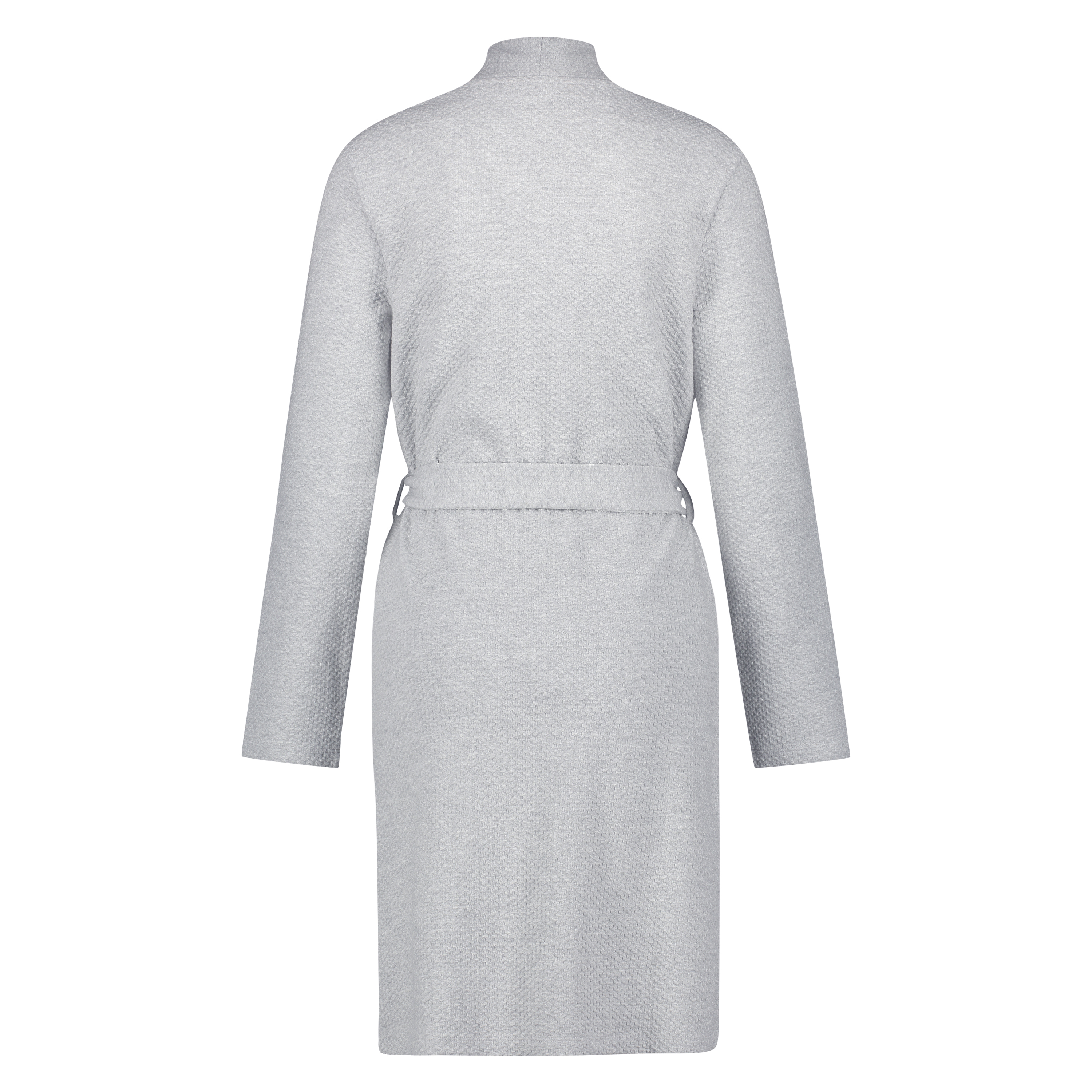 Peignoir Jersey Jacquard, Gris, main