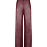 Strandhose aus offenem Strick, Rot