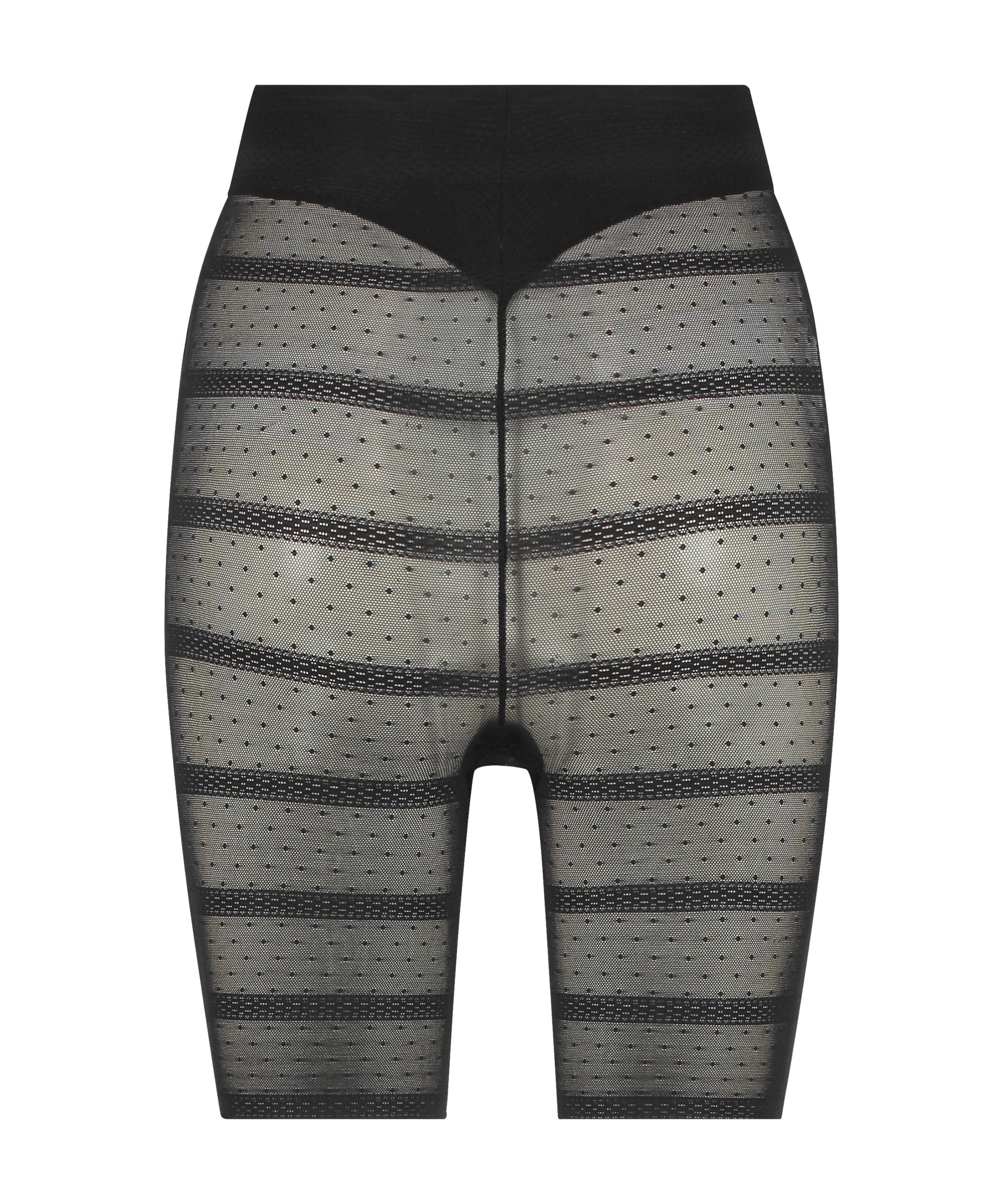 Straffende corrigerend Mesh-Hose, Schwarz, main