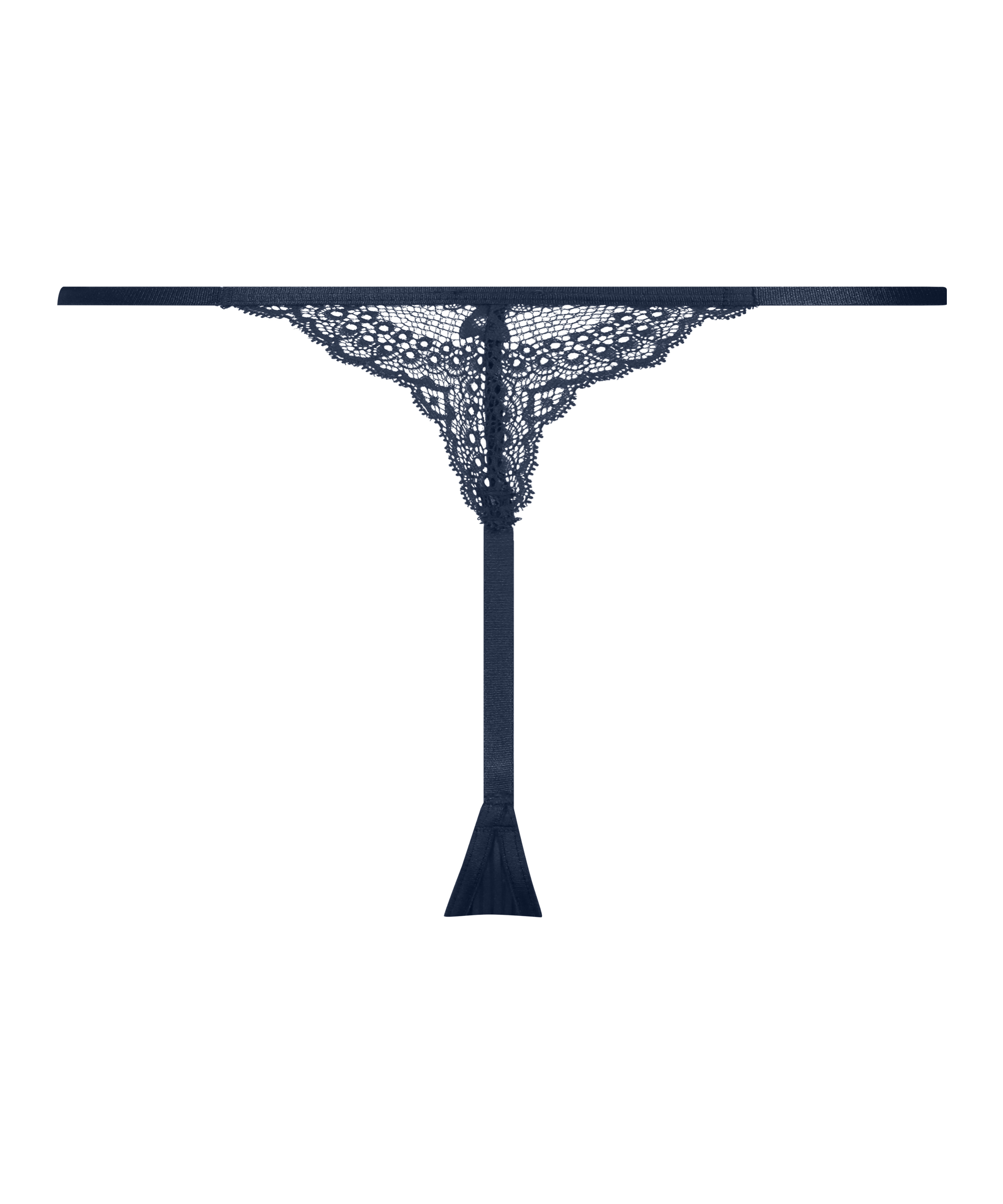 String mit hohem Beinausschnitt Kaiden, Blau, main