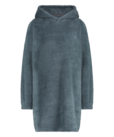 Robe polaire Snuggle Lounge, Bleu