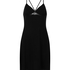 Slipdress Jersey, Schwarz