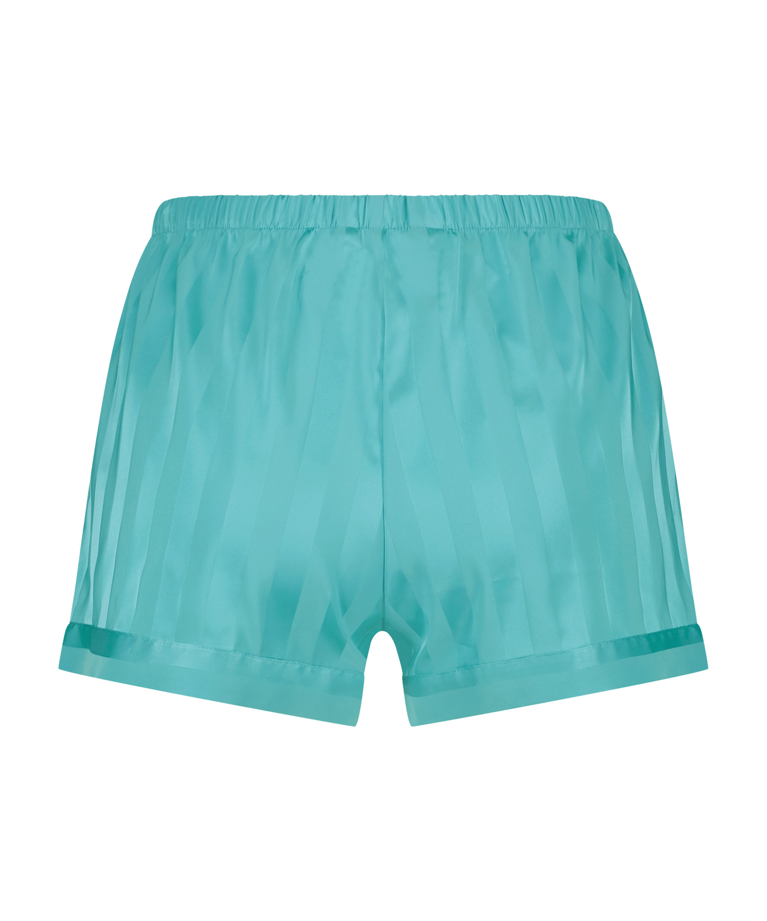 Pyjama Shorts Satin, Blau, main