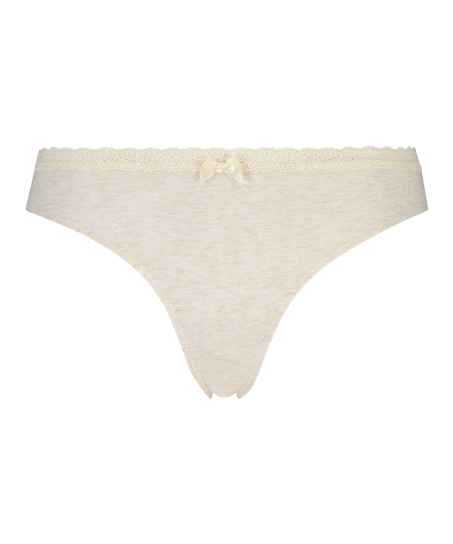String Baumwolle, Beige