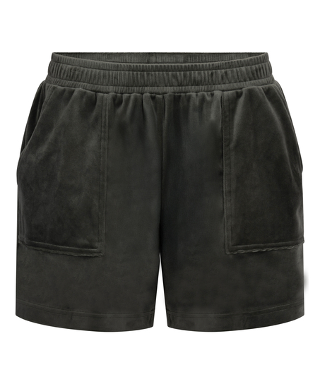 Short Velours Pocket, Vert