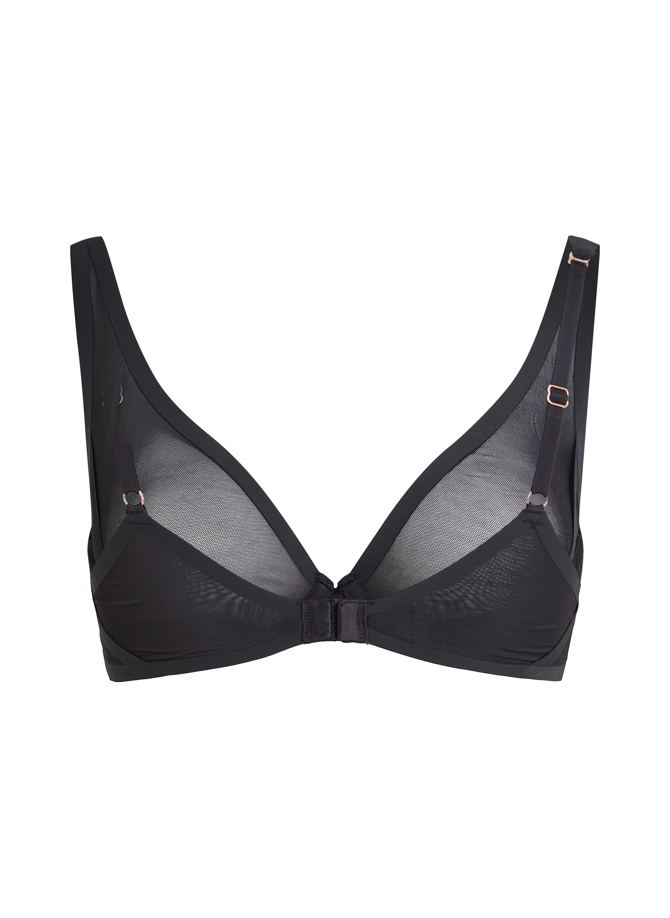 Soutien-gorge non-rembourré à armatures Essential, Noir, main