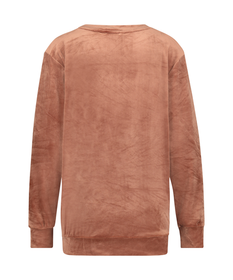 Top de grossesse en velours, Rose