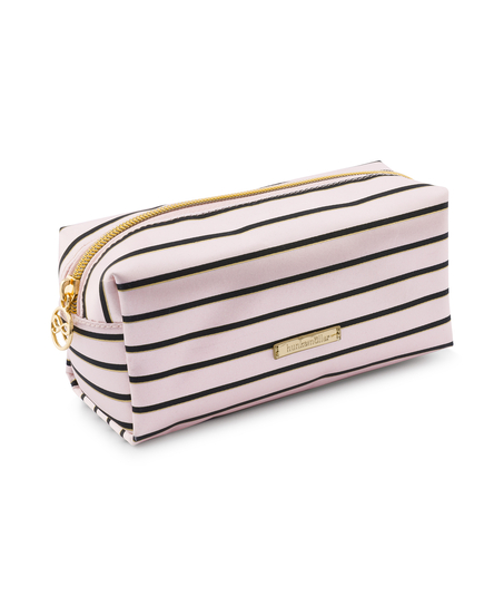 Trousse de maquillage Stripe, Rose