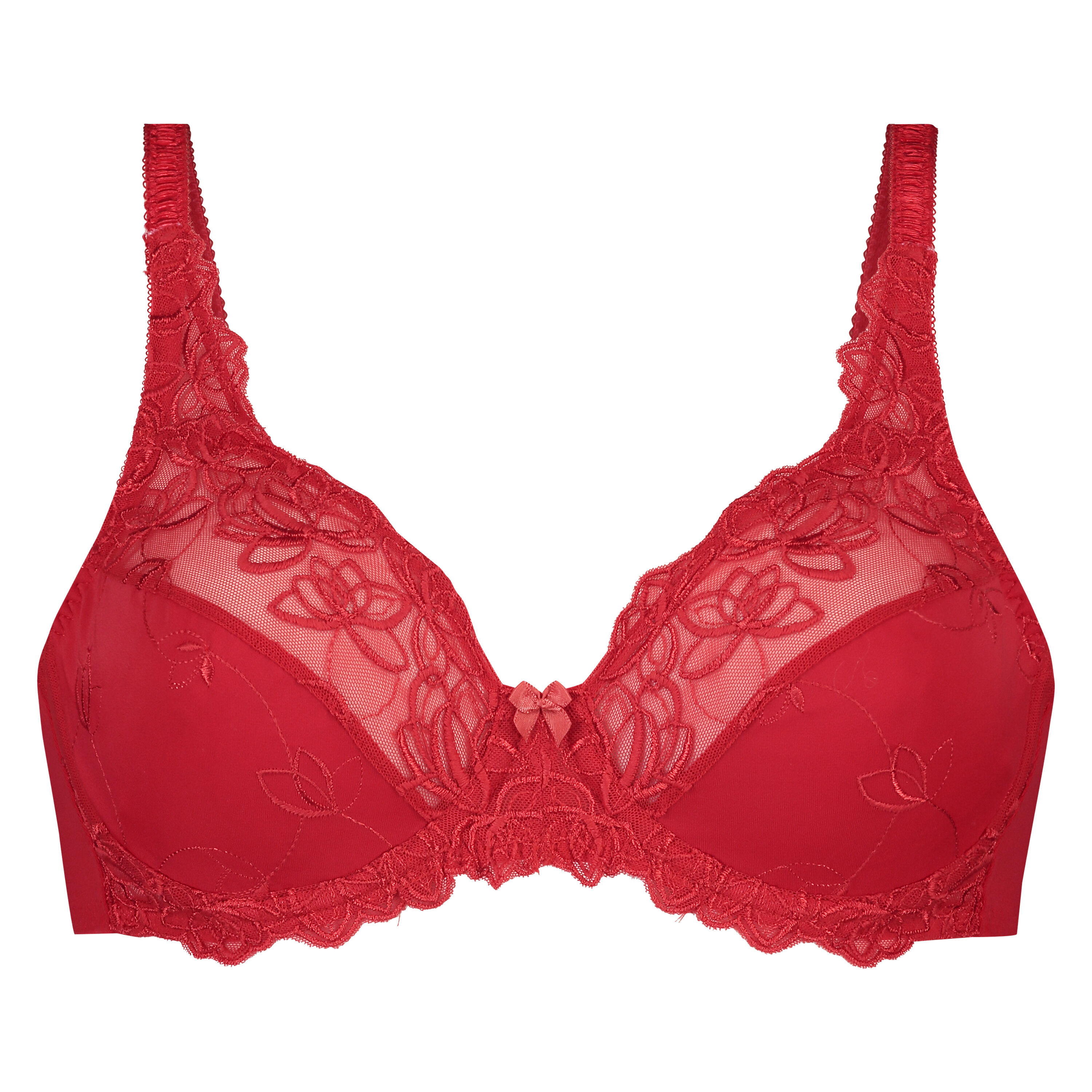 Soutien-gorge &agrave; armatures non-pr&eacute;form&eacute; Diva, Rouge
