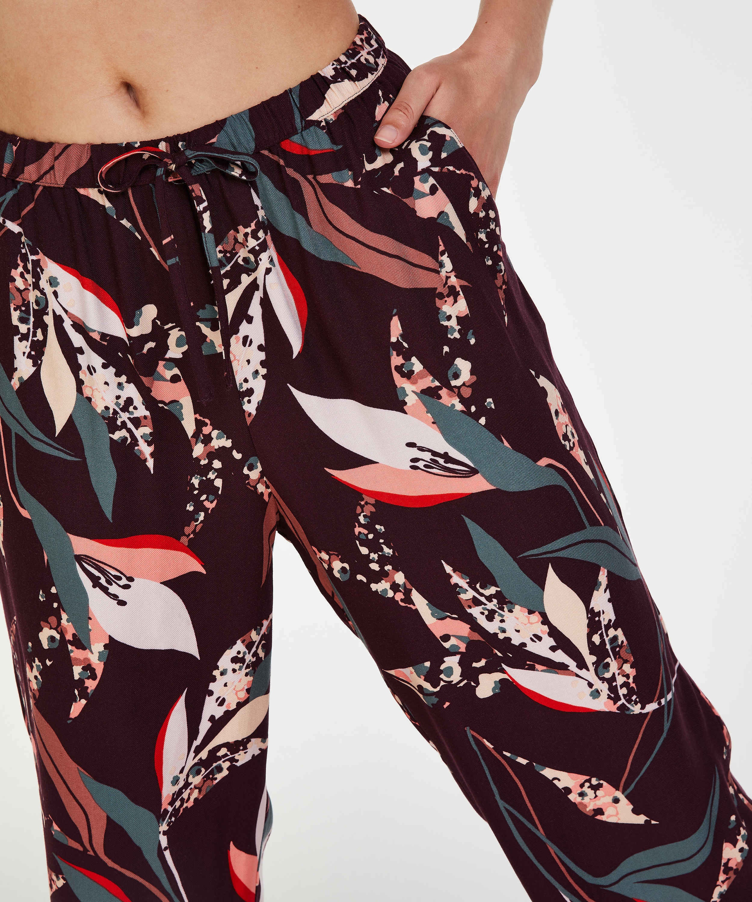 Pyjamahose Woven, Rot, main