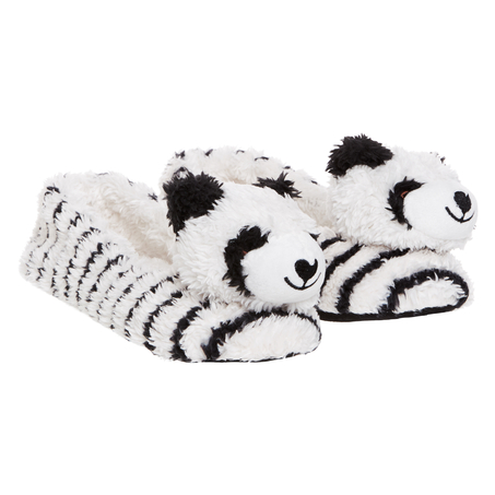 Ballerina slippers Animal Panda, Wei&szlig;