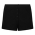 Pointelle-Shorts, Schwarz