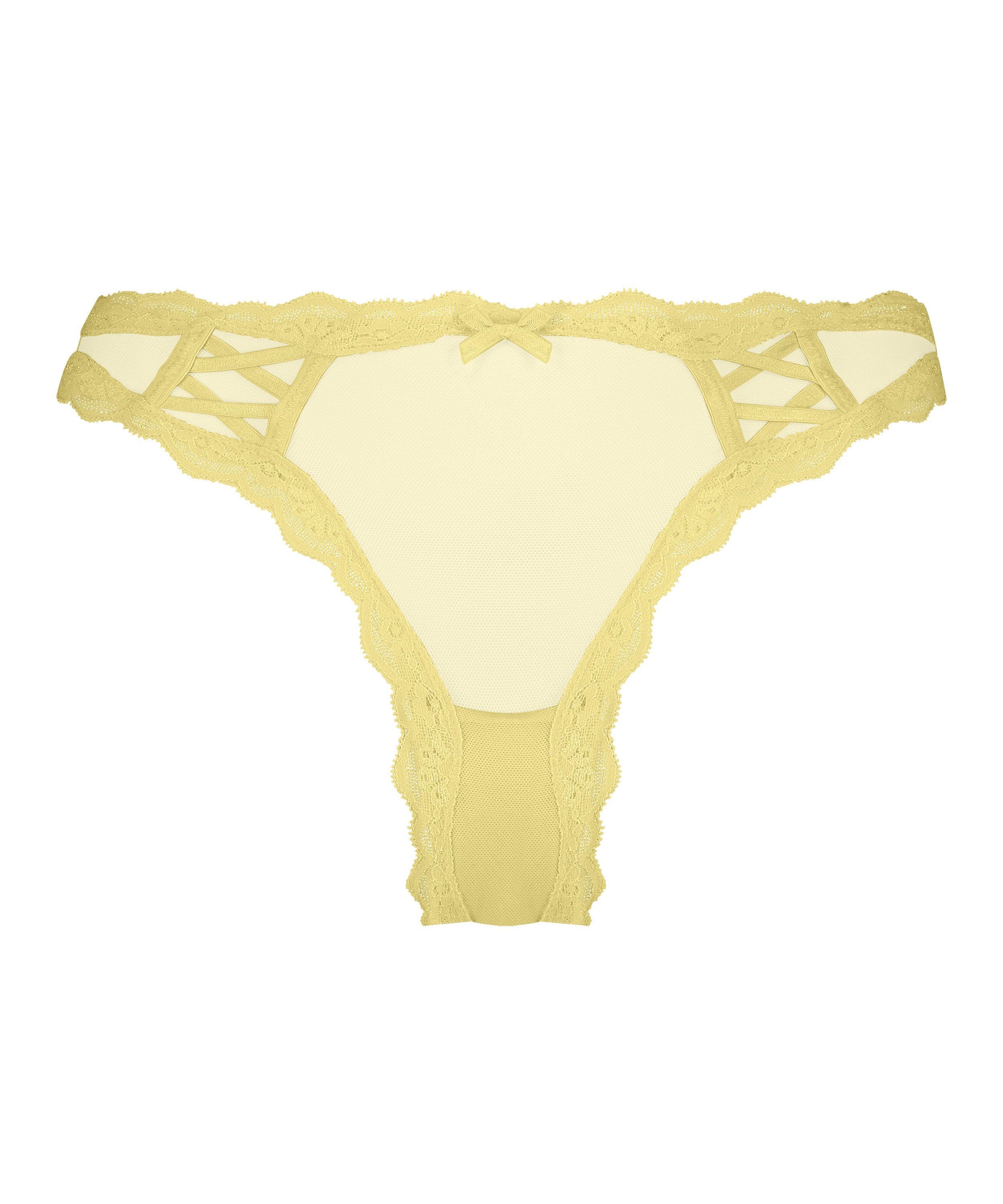 Slip brésilien Astra, Jaune, main