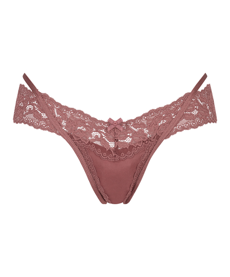 Extra niedriger V-String Elliena, Rot