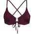 Bikini-Crop-Top Costa, Lila