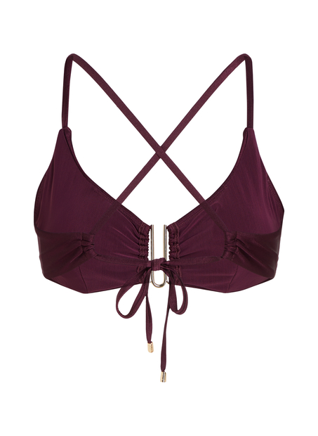 Bikini-Crop-Top Costa, Lila