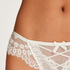 Slip brésilien Daisy, Blanc