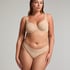 Soutien-gorge à armatures non-préformé en maille, Beige