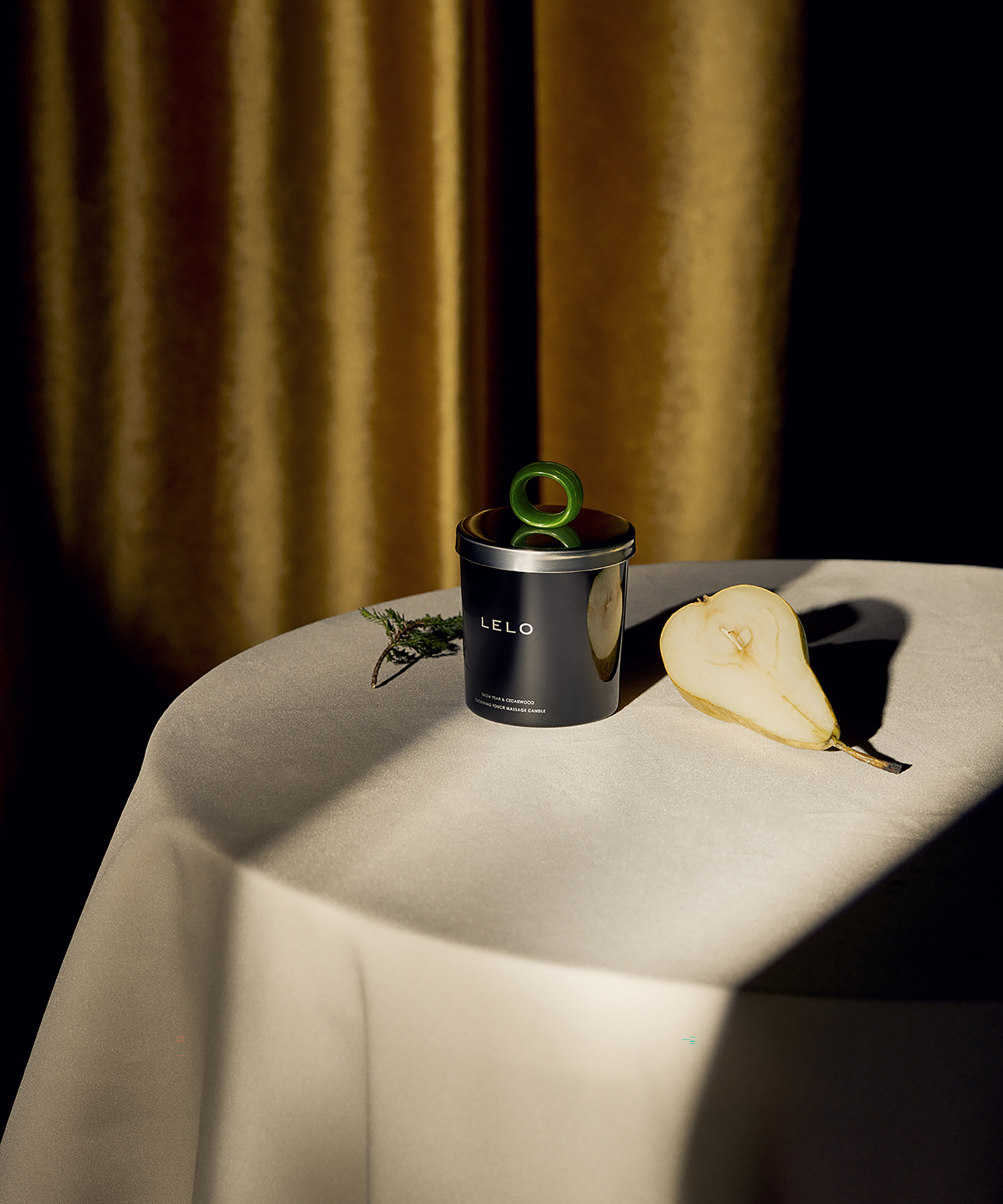 LELO Massage Kerze Snow Pear & Cedarwood, grün, main