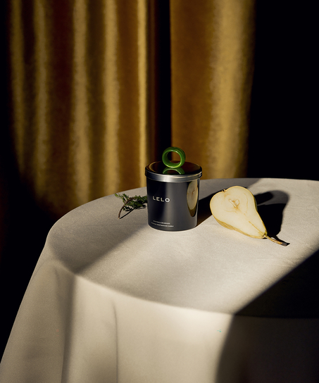 LELO Massage Kerze Snow Pear & Cedarwood, grün